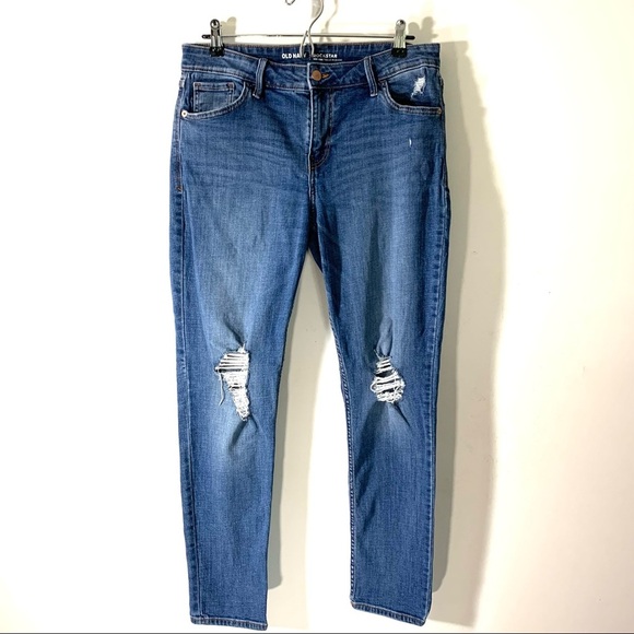 Old Navy Rockstar Mid Rise Skinny Jeans - Picture 2 of 10